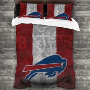 Soft Buffalo Bills Logo Type 749 Bedding Sets Sporty Bedroom Home Decor