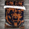 Soft Chicago Bears Logo Type 750 Bedding Sets Sporty Bedroom Home Decor