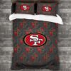 Soft Nfl San Francisco 49Ers Logo Type 815 Bedding Sets Sporty Bedroom Home Decor