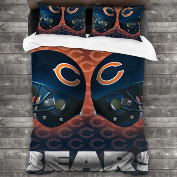 Warm Chicago Bears Logo Type 826 Bedding Sets Sporty Bedroom Home Decor