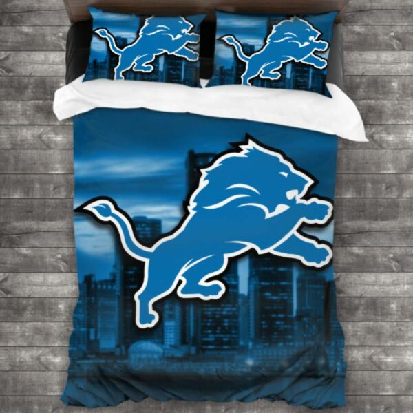 Warm Detroit Lions Logo Type 833 Bedding Sets Sporty Bedroom Home Decor