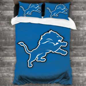 Warm Detroit Lions Logo Type 836 Bedding Sets Sporty Bedroom Home Decor