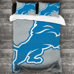 Warm Detroit Lions Logo Type 837 Bedding Sets Sporty Bedroom Home Decor