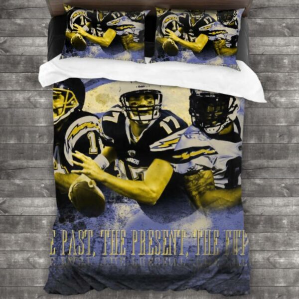 Warm Los Angeles Chargers Logo Type 849 Bedding Sets Sporty Bedroom Home Decor