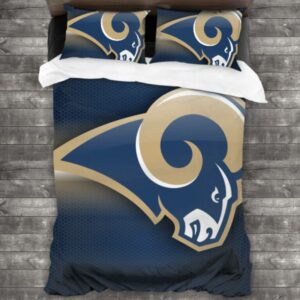 Warm Los Angeles Rams Logo Type 850 Bedding Sets Sporty Bedroom Home Decor