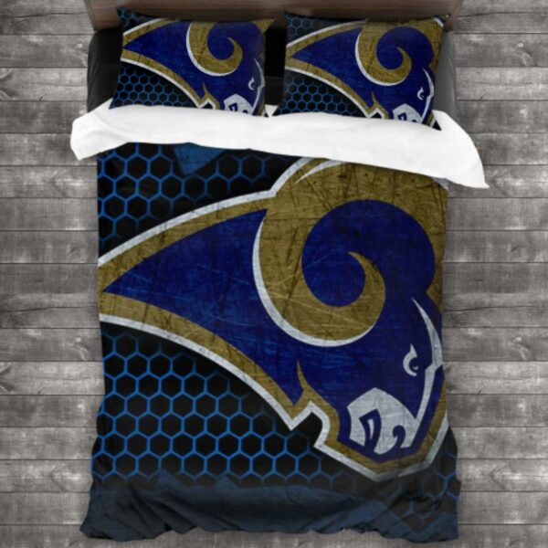 Warm Los Angeles Rams Logo Type 851 Bedding Sets Sporty Bedroom Home Decor