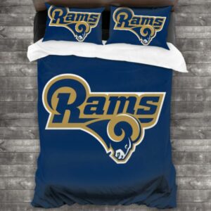 Warm Los Angeles Rams Logo Type 852 Bedding Sets Sporty Bedroom Home Decor