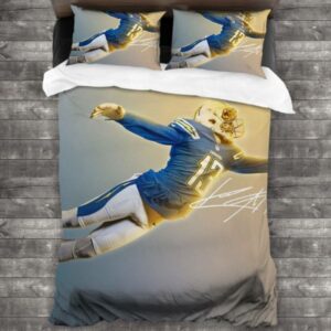 Warm Los Angeles Chargers Logo Type 861 Bedding Sets Sporty Bedroom Home Decor