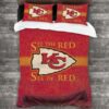 Warm Nfl Kansas City Chiefs Logo Type 871 Bedding Sets Sporty Bedroom Home Decor