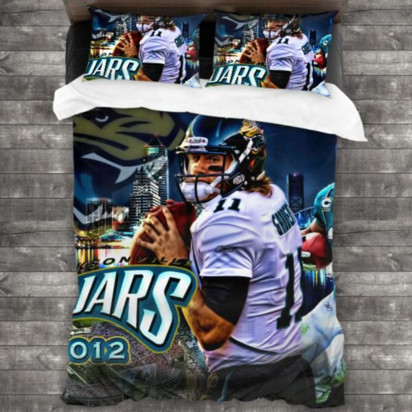 Warm Nfl Jacksonville Jaguars Logo Type 873 Bedding Sets Sporty Bedroom Home Decor