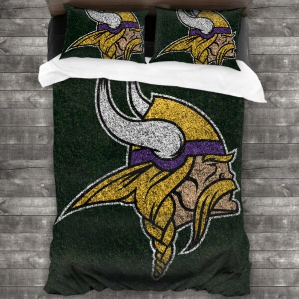 Warm Nfl Minnesota Vikings Logo Type 878 Bedding Sets Sporty Bedroom Home Decor