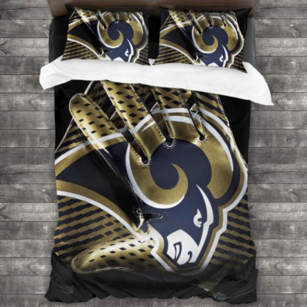 Warm Nfl Los Angeles Rams Logo Type 880 Bedding Sets Sporty Bedroom Home Decor