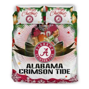 Alabama Crimson Tide Football Sport 2 Logo Type 931 Bedding Sets Sporty Bedroom Home Decor