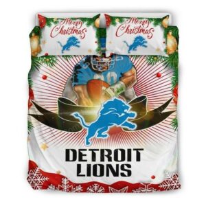 Detroit Lions Football Sport 2 Logo Type 939 Bedding Sets Sporty Bedroom Home Decor