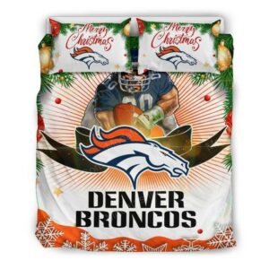 Denver Broncos Football Sport 2 Logo Type 943 Bedding Sets Sporty Bedroom Home Decor