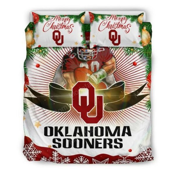 Oklahoma Sooners Football Sport 1 Logo Type 997 Bedding Sets Sporty Bedroom Home Decor