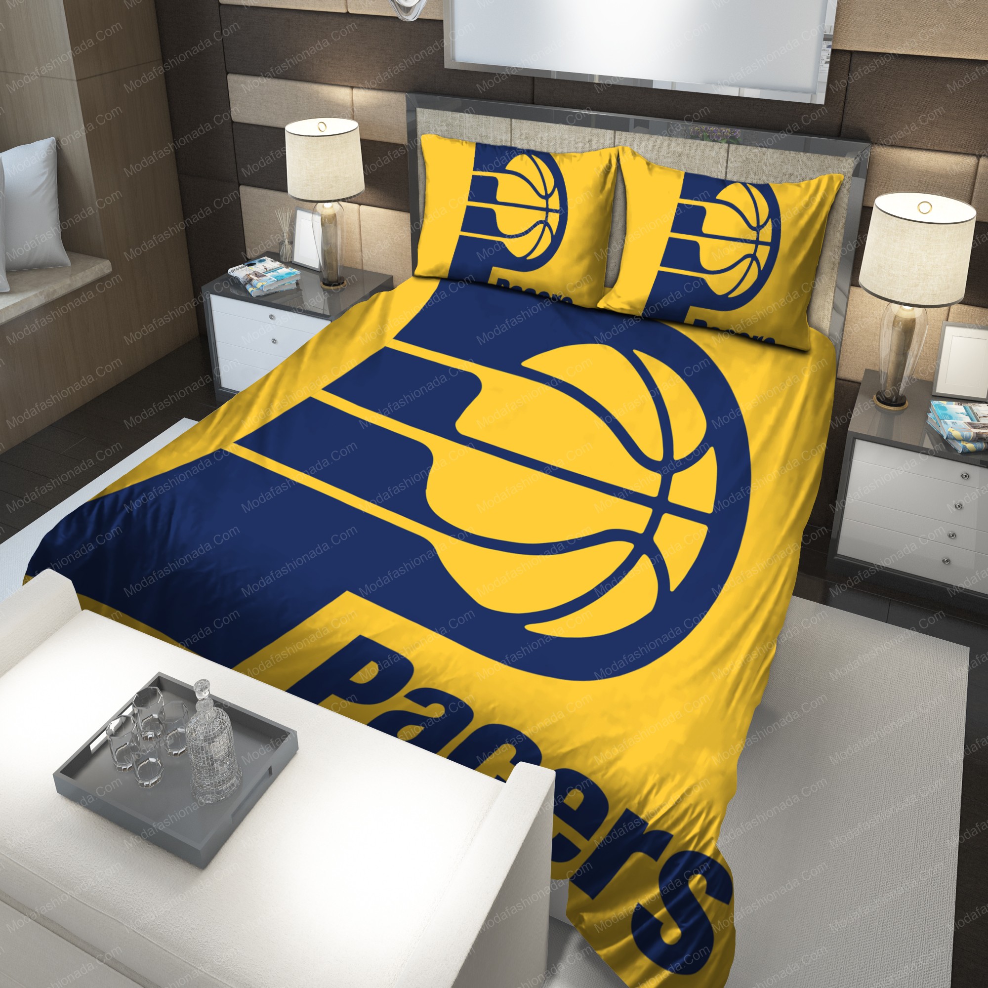 1990-2005 Indiana Pacers Nba 233 Logo Type 1010 Bedding Sets Sporty Bedroom Home Decor