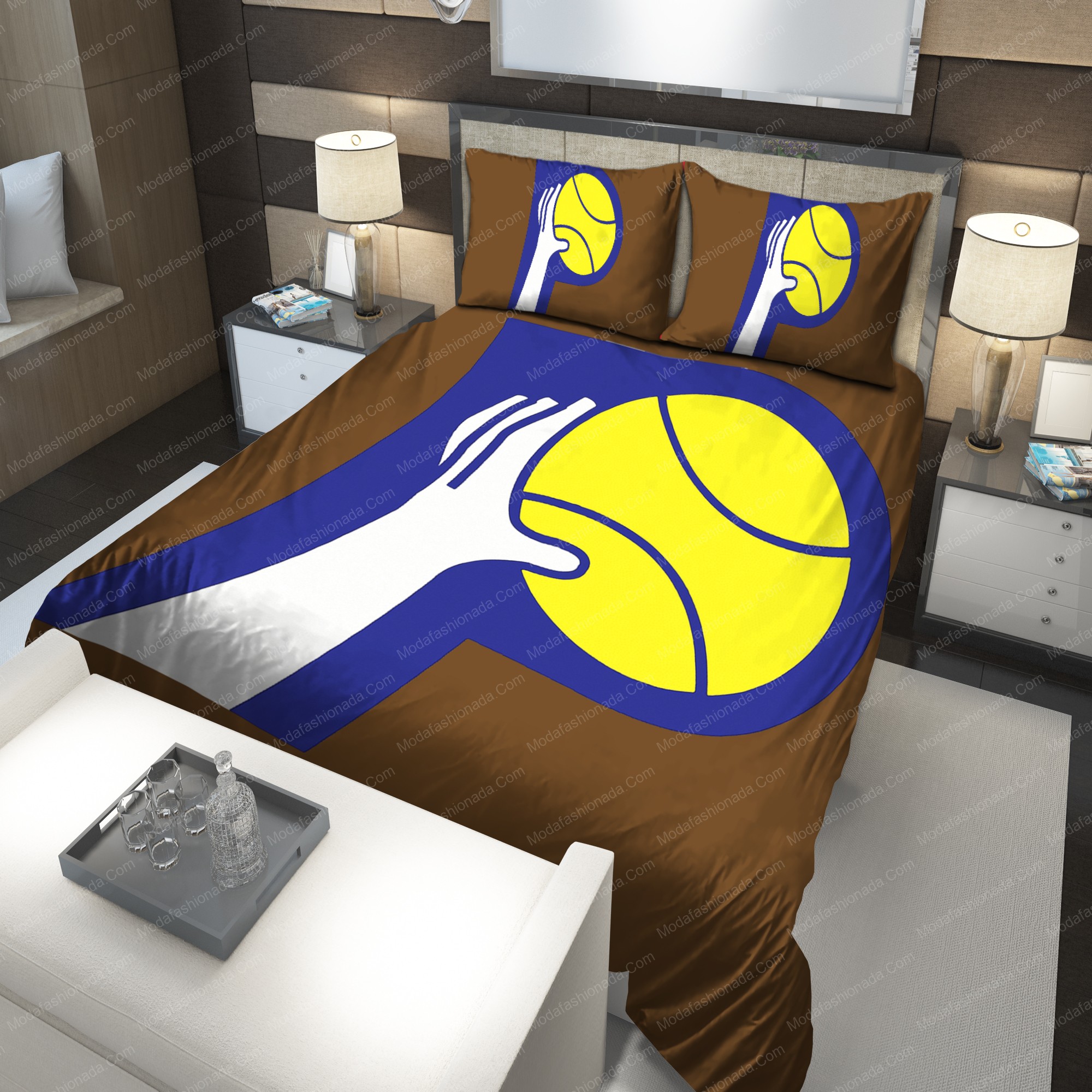 1967-1976 Indiana Pacers Nba 231 Logo Type 1012 Bedding Sets Sporty Bedroom Home Decor