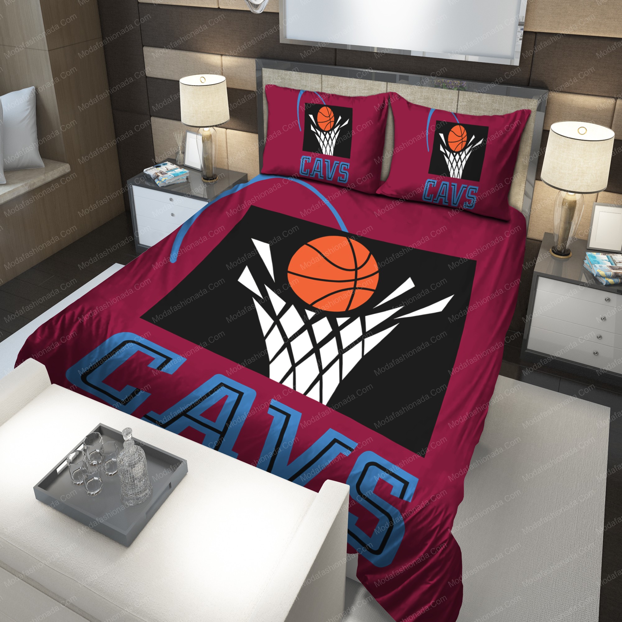 1995-2003 Cleveland Cavaliers Nba 214 Logo Type 1031 Bedding Sets Sporty Bedroom Home Decor