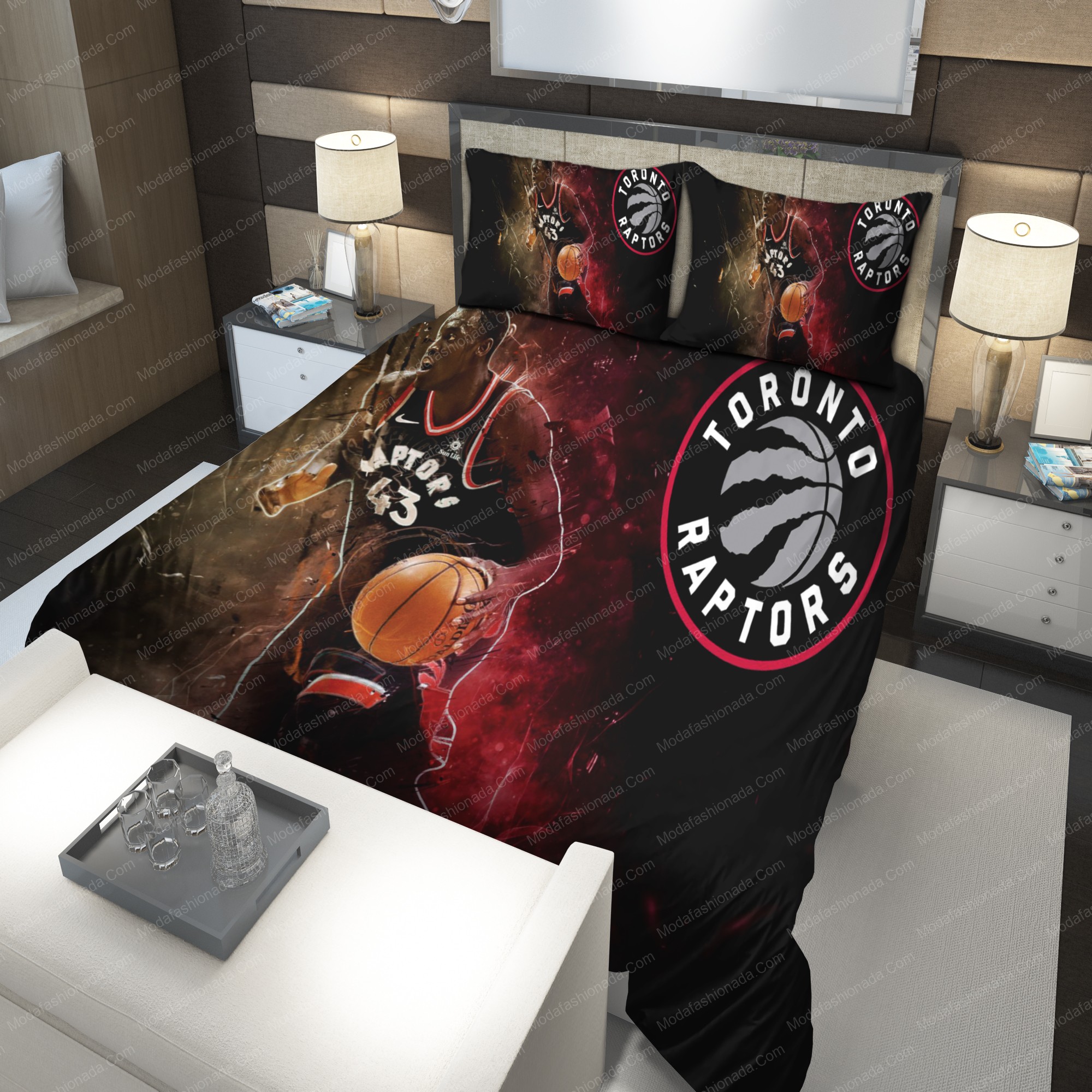 Pascal Siakam Toronto Raptors Nba 186 Logo Type 1051 Bedding Sets Sporty Bedroom Home Decor