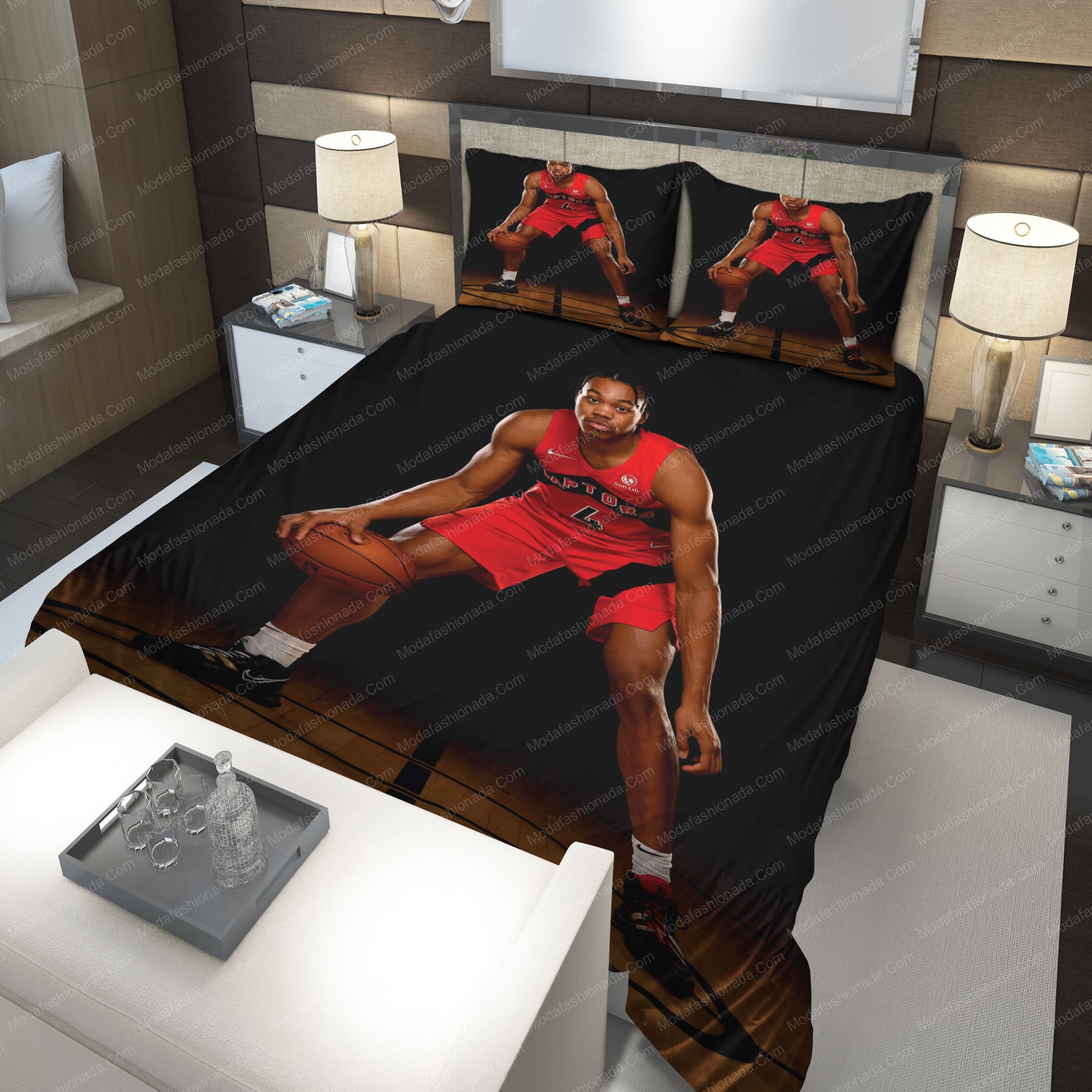 Scottie Barnes Toronto Raptors Nba 197 Logo Type 1059 Bedding Sets Sporty Bedroom Home Decor