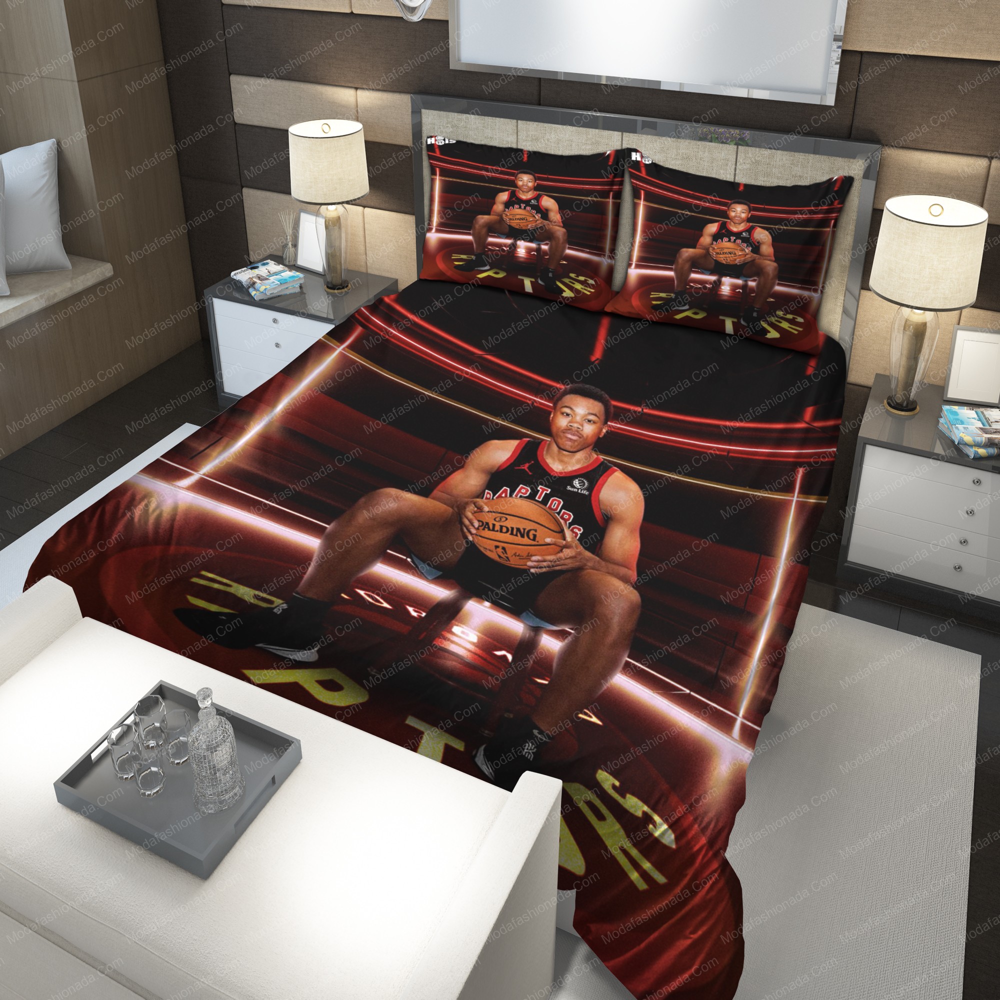 Scottie Barnes Toronto Raptors Nba 194 Logo Type 1060 Bedding Sets Sporty Bedroom Home Decor