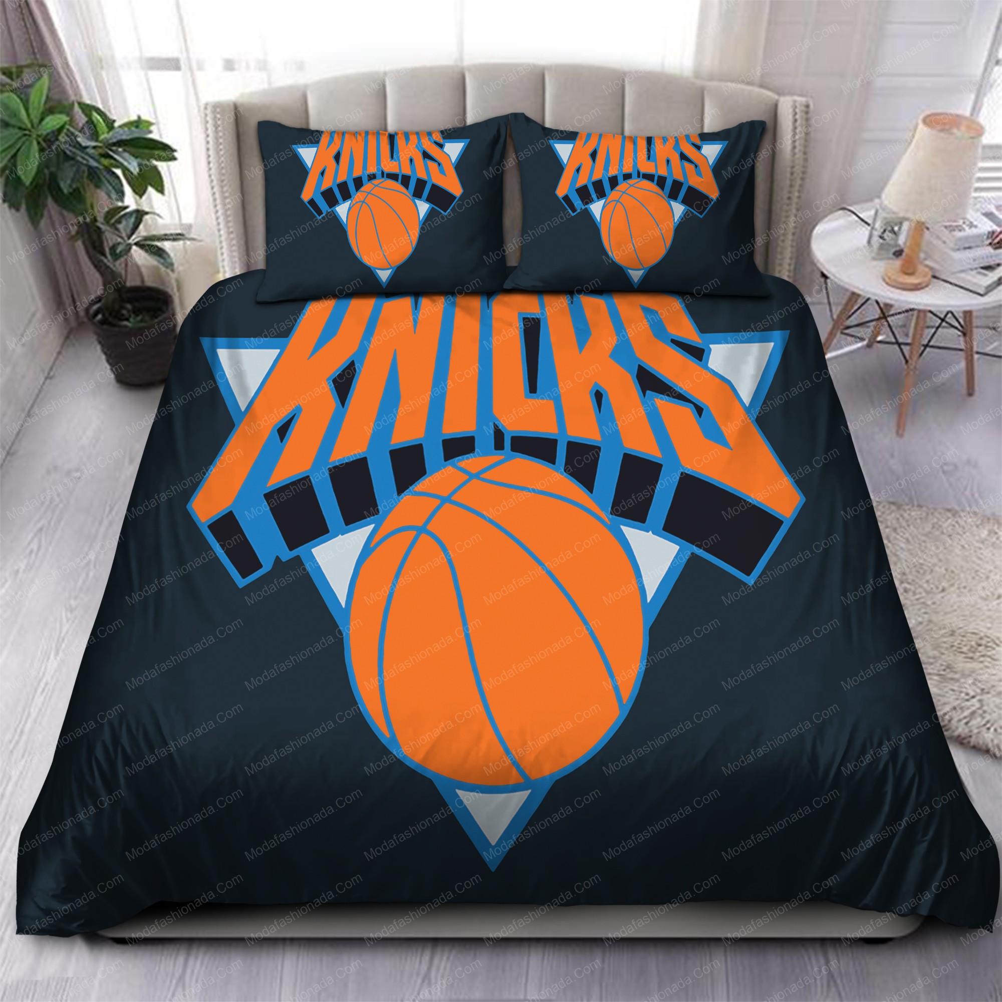 1993-1995 New York Knicks Nba 165 Logo Type 1073 Bedding Sets Sporty Bedroom Home Decor