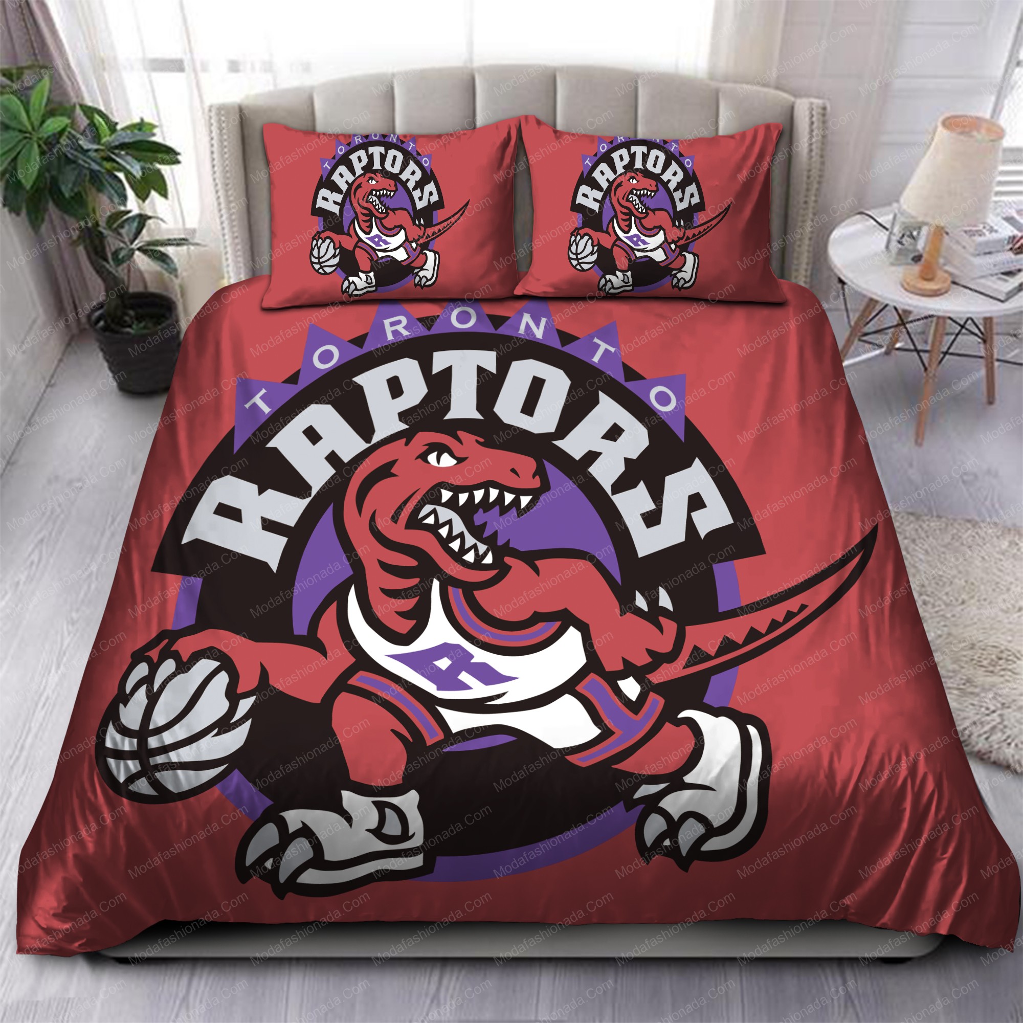 1996-2008 Toronto Raptors Nba 177 Logo Type 1080 Bedding Sets Sporty Bedroom Home Decor