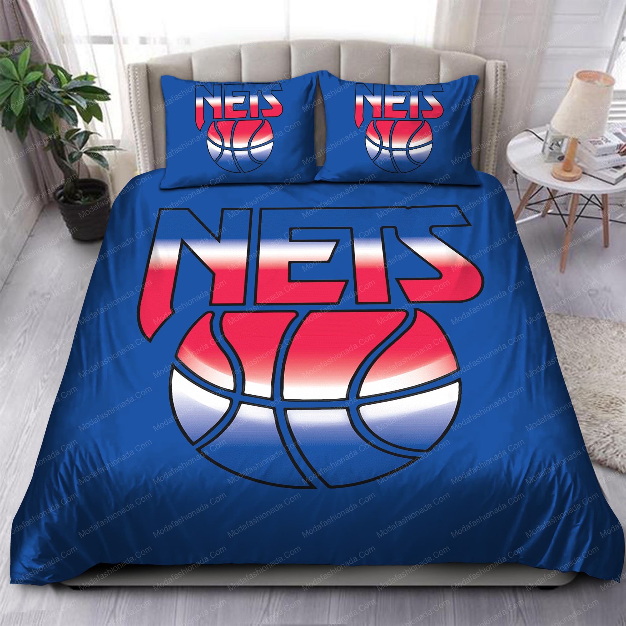 1990-1997 Brooklyn Nets Nba 146 Logo Type 1095 Bedding Sets Sporty Bedroom Home Decor
