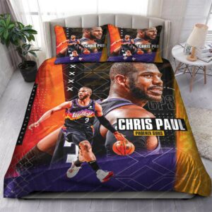 Chris Paul Phoenix Suns Nba 80 Logo Type 1159 Bedding Sets Sporty Bedroom Home Decor