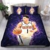 Devin Booker Phoenix Suns Nba 91 Logo Type 1172 Bedding Sets Sporty Bedroom Home Decor