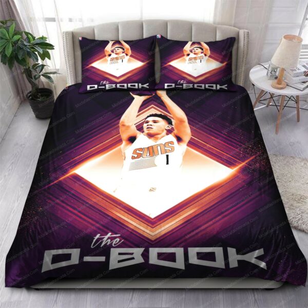 Devin Booker Phoenix Suns Nba 85 Logo Type 1173 Bedding Sets Sporty Bedroom Home Decor