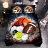 Love All Sports Football Baseball Basketball Tennis Rugby Sport 17 Logo Type 1261 Bedding Sets Sporty Bedroom Home Decor