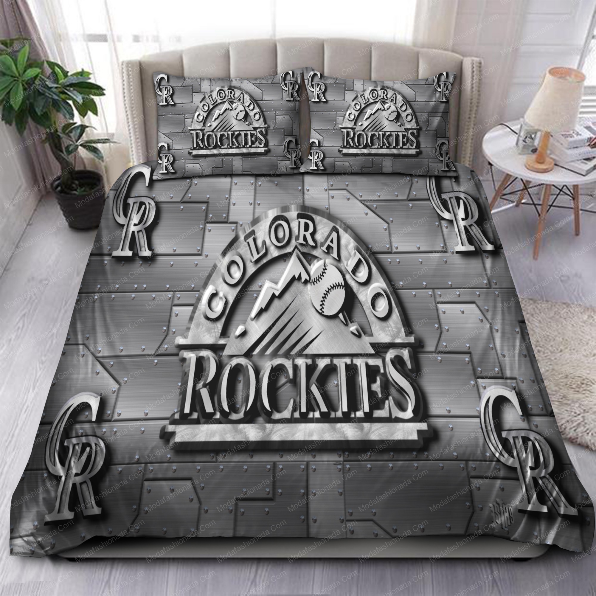 Colorado Rockies Mlb 95 Logo Type 1370 Bedding Sets Sporty Bedroom Home Decor