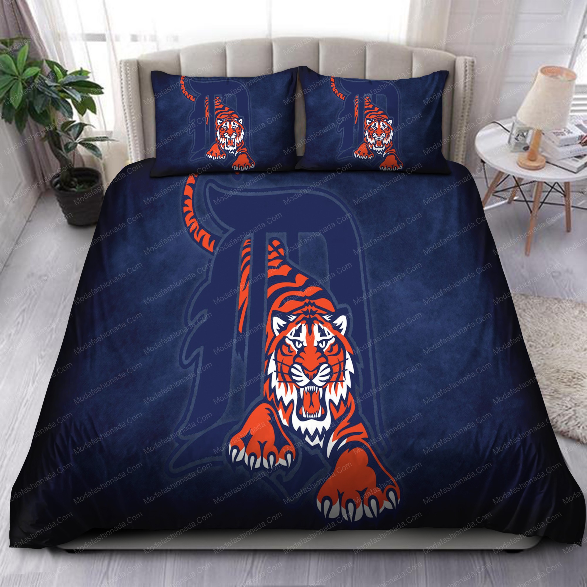 Detroit Tigers Mlb 98 Logo Type 1372 Bedding Sets Sporty Bedroom Home Decor