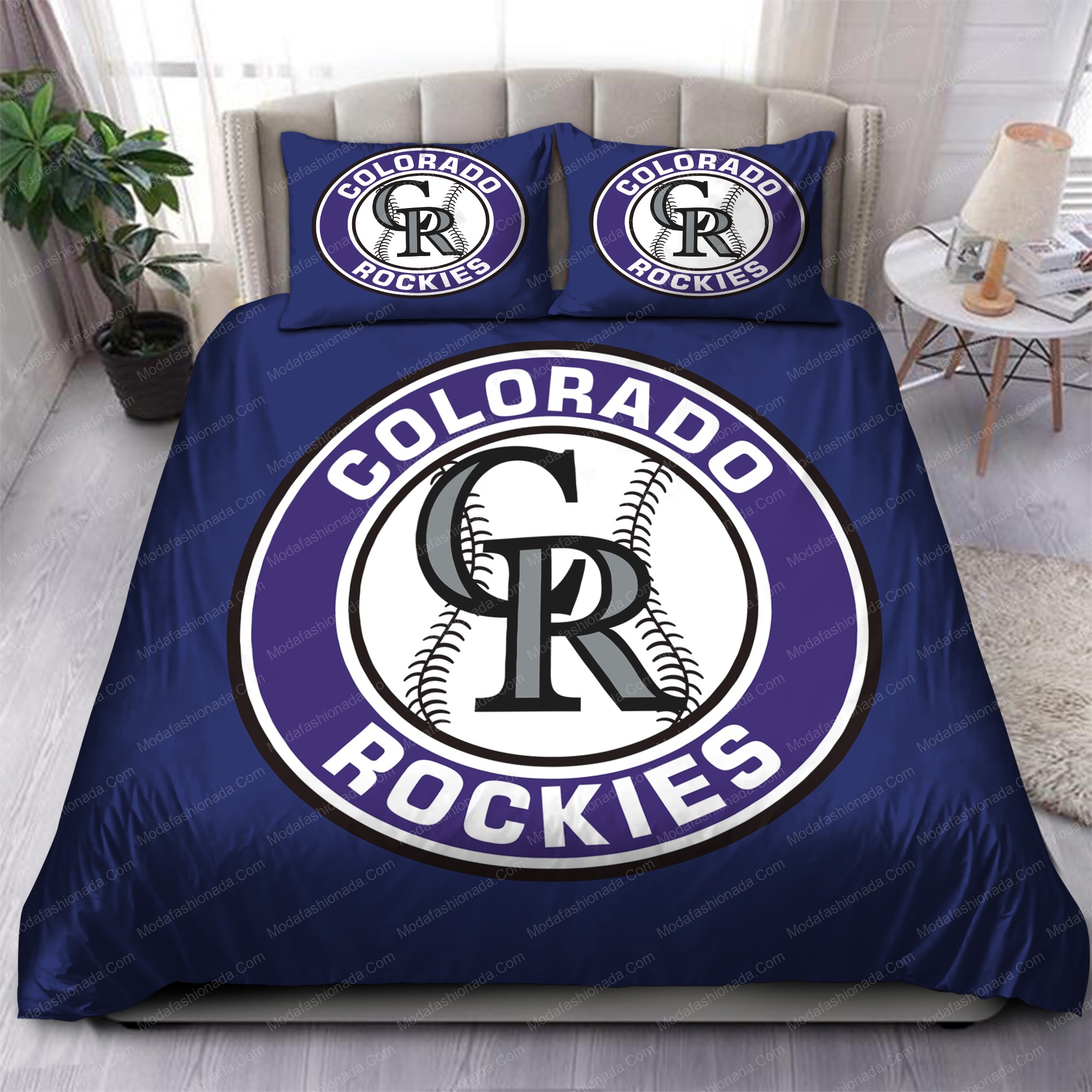 Colorado Rockies Mlb 91 Logo Type 1374 Bedding Sets Sporty Bedroom Home Decor