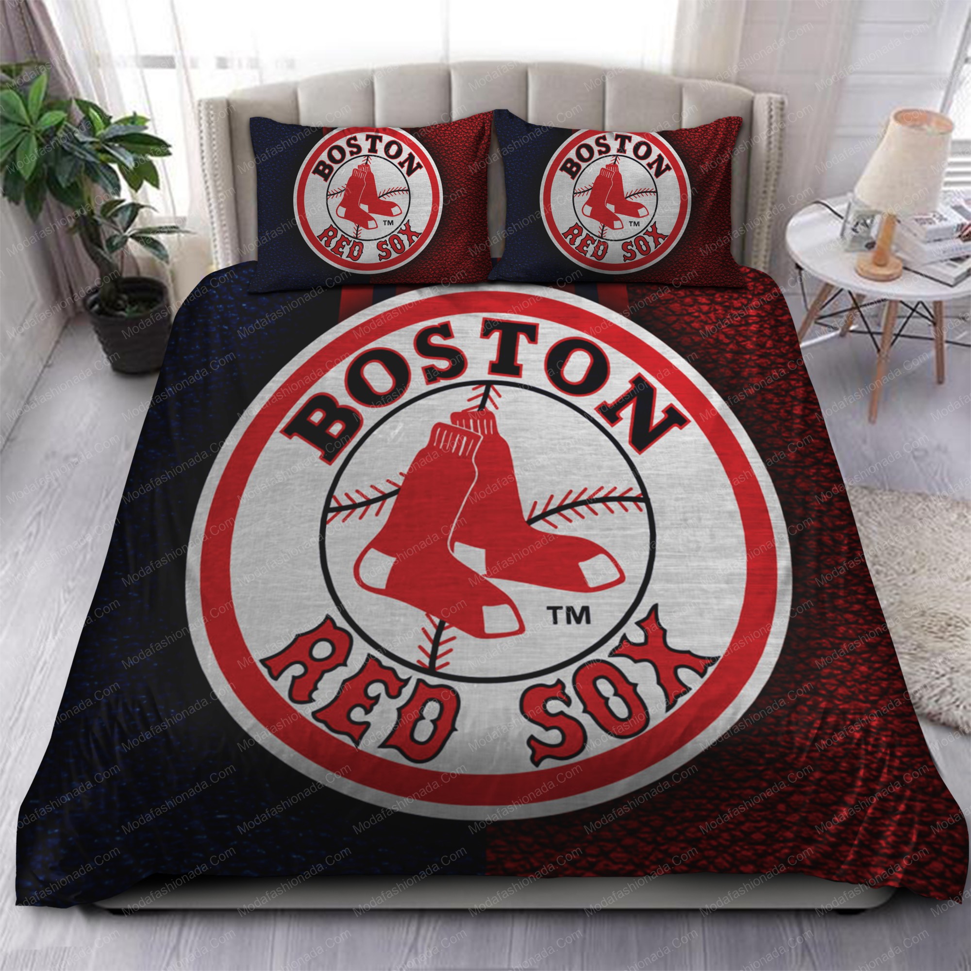 Boston Red Sox Mlb 61 Logo Type 1404 Bedding Sets Sporty Bedroom Home Decor