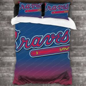 Atlanta Braves Baseball Sport 7 Logo Type 1474 Bedding Sets Sporty Bedroom Home Decor