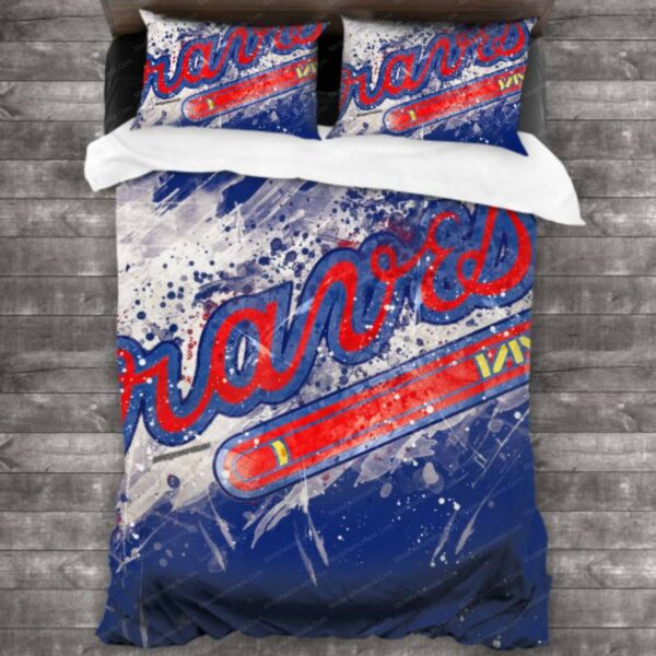 Atlanta Braves Baseball Sport 16 Logo Type 1475 Bedding Sets Sporty Bedroom Home Decor