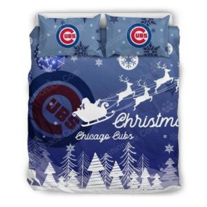 Chicago Cubs Baseball Sport 2 Logo Type 1501 Bedding Sets Sporty Bedroom Home Decor