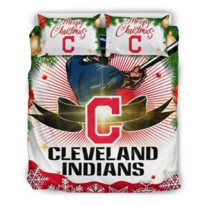 Cleveland Indians Baseball Sport 3 Logo Type 1504 Bedding Sets Sporty Bedroom Home Decor