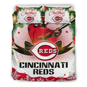 Cincinnati Reds Baseball Sport 3 Logo Type 1509 Bedding Sets Sporty Bedroom Home Decor