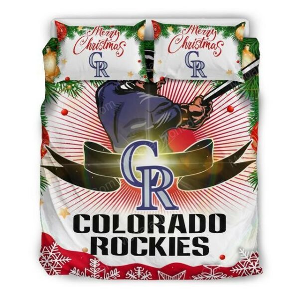 Colorado Rockies Baseball Sport 3 Logo Type 1510 Bedding Sets Sporty Bedroom Home Decor