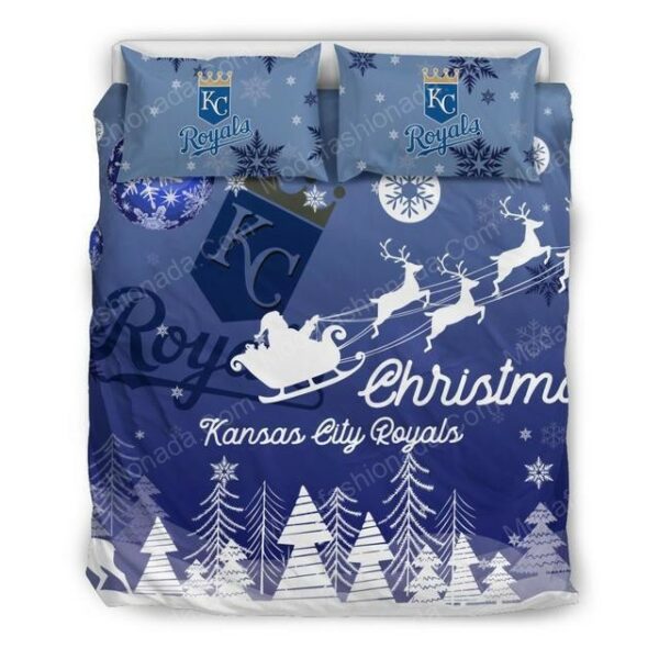 Kansas City Royals Baseball Sport 2 Logo Type 1513 Bedding Sets Sporty Bedroom Home Decor