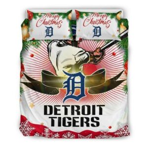 Detroit Tigers Baseball Sport 2 Logo Type 1530 Bedding Sets Sporty Bedroom Home Decor