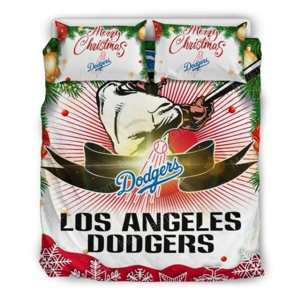 Los Angeles Dodgers Baseball Sport 2 Logo Type 1541 Bedding Sets Sporty Bedroom Home Decor