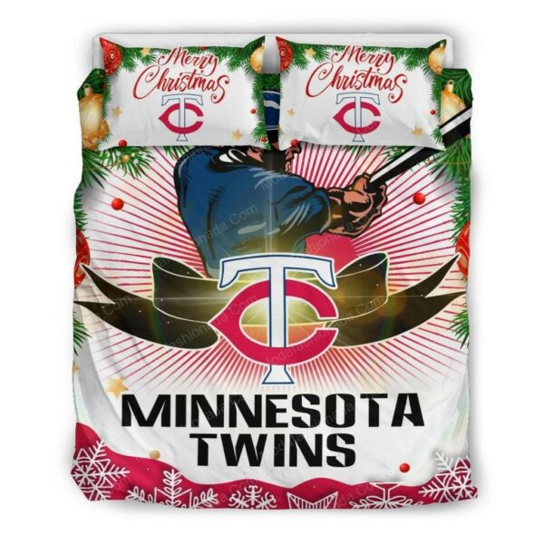 Minnesota Twins Baseball Sport 2 Logo Type 1544 Bedding Sets Sporty Bedroom Home Decor