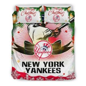 New York Yankees Baseball Sport 2 Logo Type 1546 Bedding Sets Sporty Bedroom Home Decor