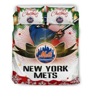 New York Mets Baseball Sport 2 Logo Type 1549 Bedding Sets Sporty Bedroom Home Decor