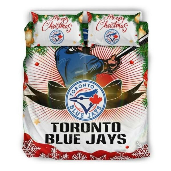 Toronto Blue Jays Baseball Sport 2 Logo Type 1556 Bedding Sets Sporty Bedroom Home Decor
